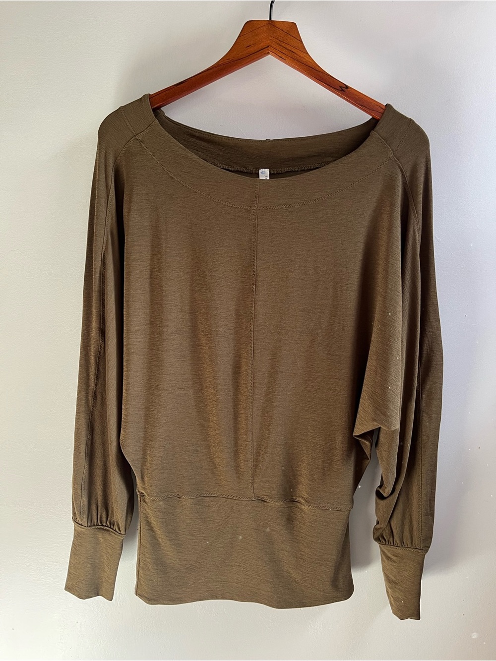 FP Movement by Free People Olive Dolman Long Sleeve Top - Women’s S